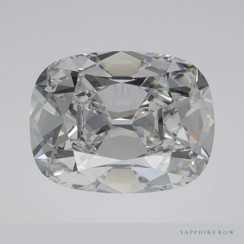 2.02 ct Lab-Grown Diamond – F VVS2 – Elongated Cushion Cut – Old Mine Cut – IGI Certified — Sapphire Row · cut6