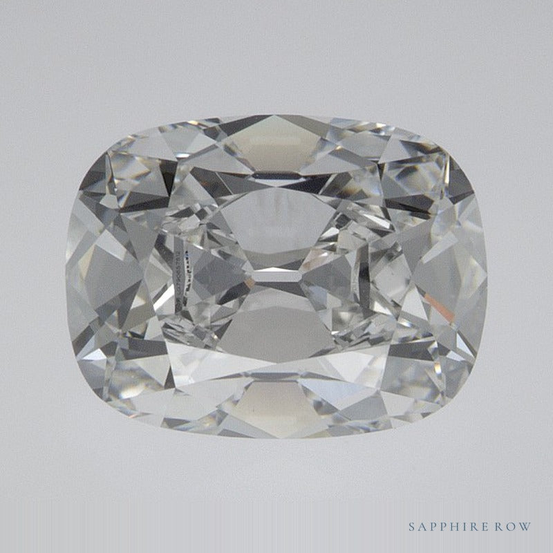 2.02 ct Lab-Grown Diamond – F VVS2 – Elongated Cushion Cut – Old Mine Cut – IGI Certified — Sapphire Row · cut6