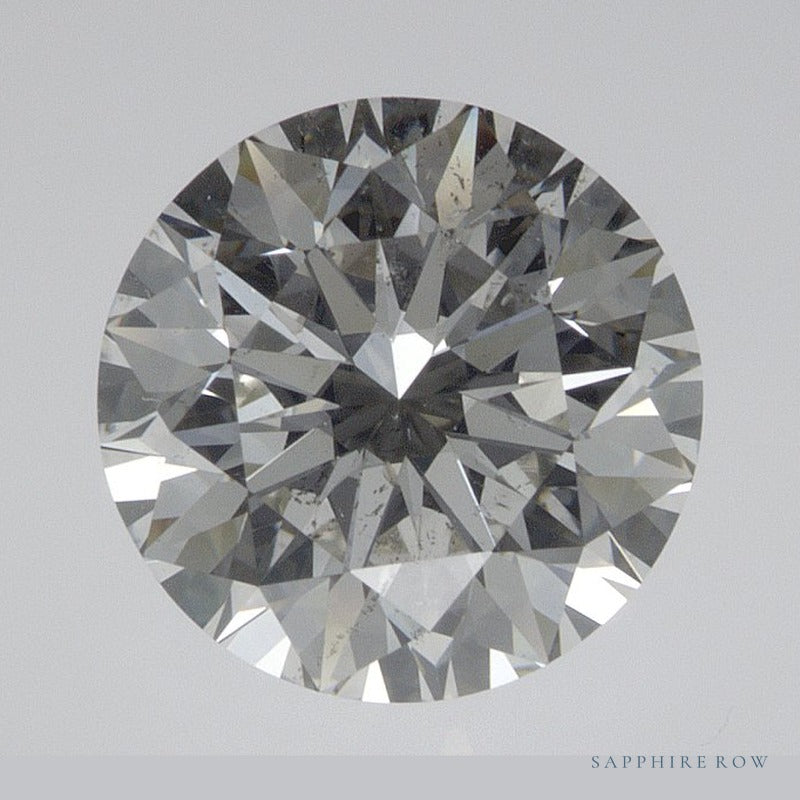 2.01 ct Natural Diamond – H SI1 – Round Cut – EGL USA Certified — Sapphire Row · cut6