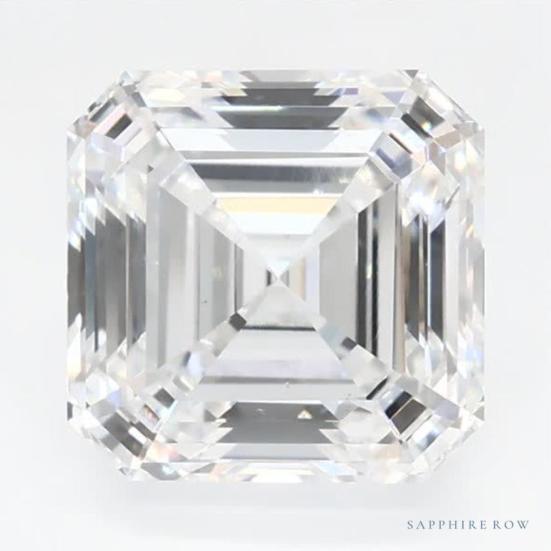 1.95 ct Lab-Grown Diamond – E VVS2 – Asscher Cut – GCAL Certified — Sapphire Row · cut6