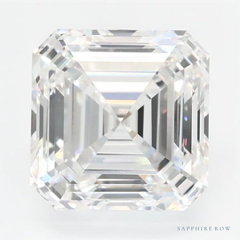 1.65 ct Lab-Grown Diamond – E VVS2 – Asscher Cut – GCAL Certified — Sapphire Row · cut6