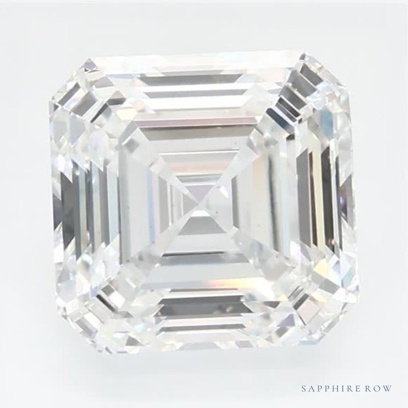 1.65 ct Lab-Grown Diamond – E VVS2 – Asscher Cut – GCAL Certified — Sapphire Row · cut6