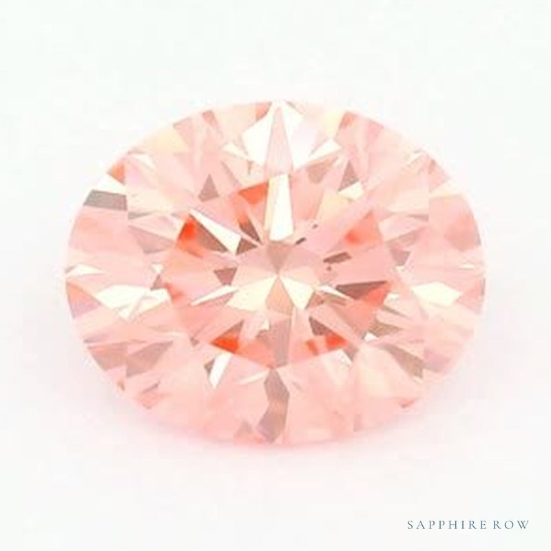 1.54 ct Lab-Grown Fancy Vivid Pink Diamond – VS1 – Round Cut – IGI Certified — Sapphire Row · cut6