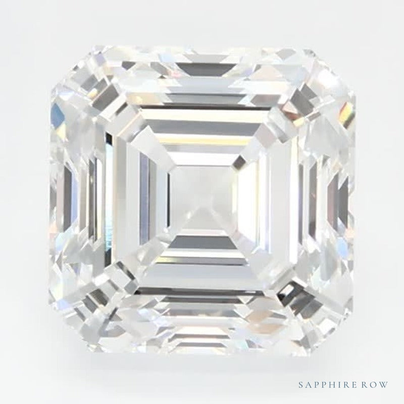 1.54 ct Lab-Grown Diamond – E VVS1 – Asscher Cut – GCAL Certified — Sapphire Row · cut6