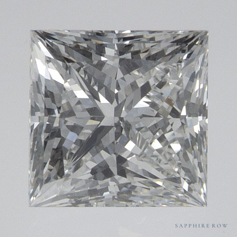 1.31 ct Natural Diamond – H SI1 – Square Cut – GIA Certified — Sapphire Row · cut6