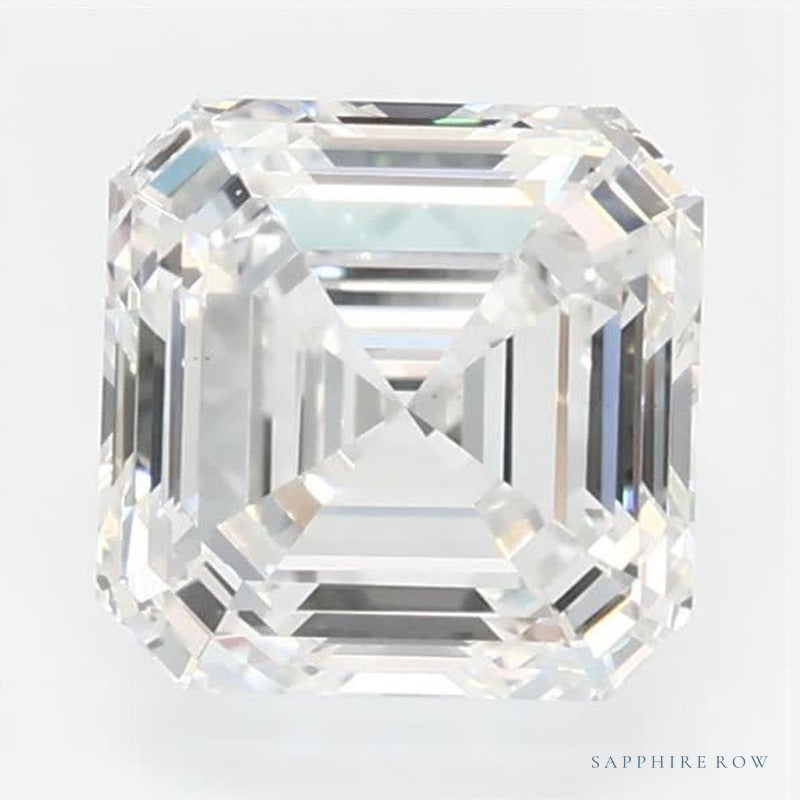 1.28 ct Lab-Grown Diamond – E VS1 – Asscher Cut – GCAL Certified — Sapphire Row · cut6