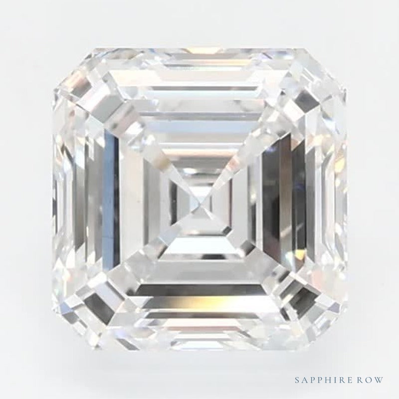 1.02 ct Lab-Grown Diamond – E VVS2 – Asscher Cut – GCAL Certified — Sapphire Row · cut6