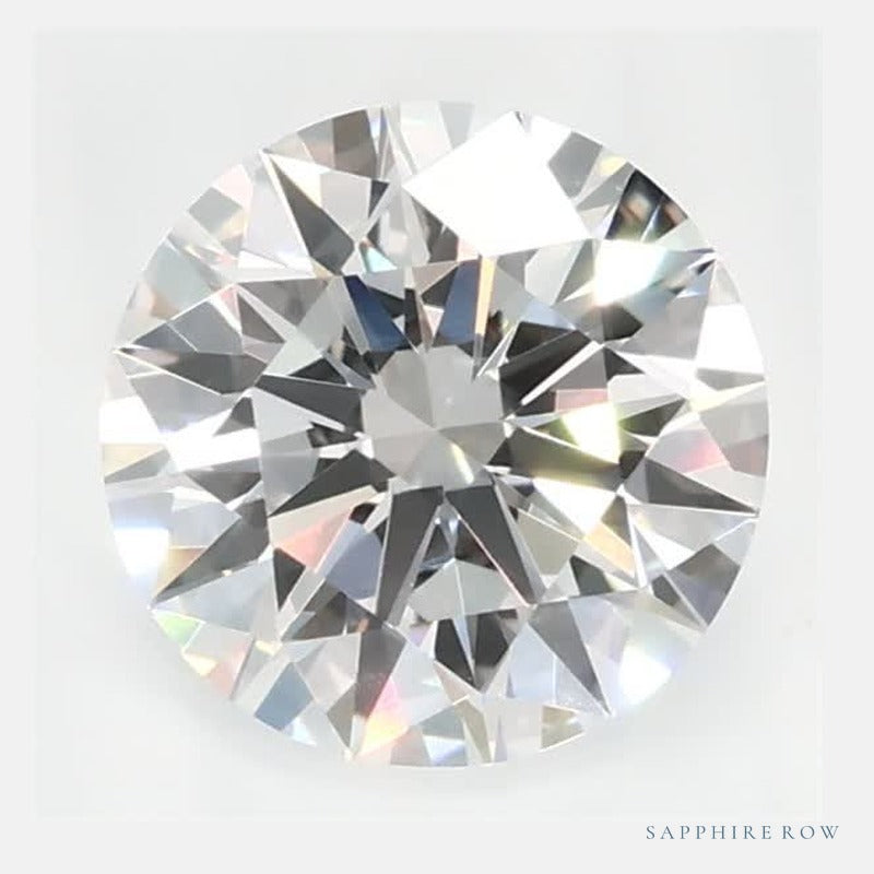 1.00 ct Lab-Grown Diamond – E VVS2 – Round Cut – GCAL Certified — Sapphire Row · cut6