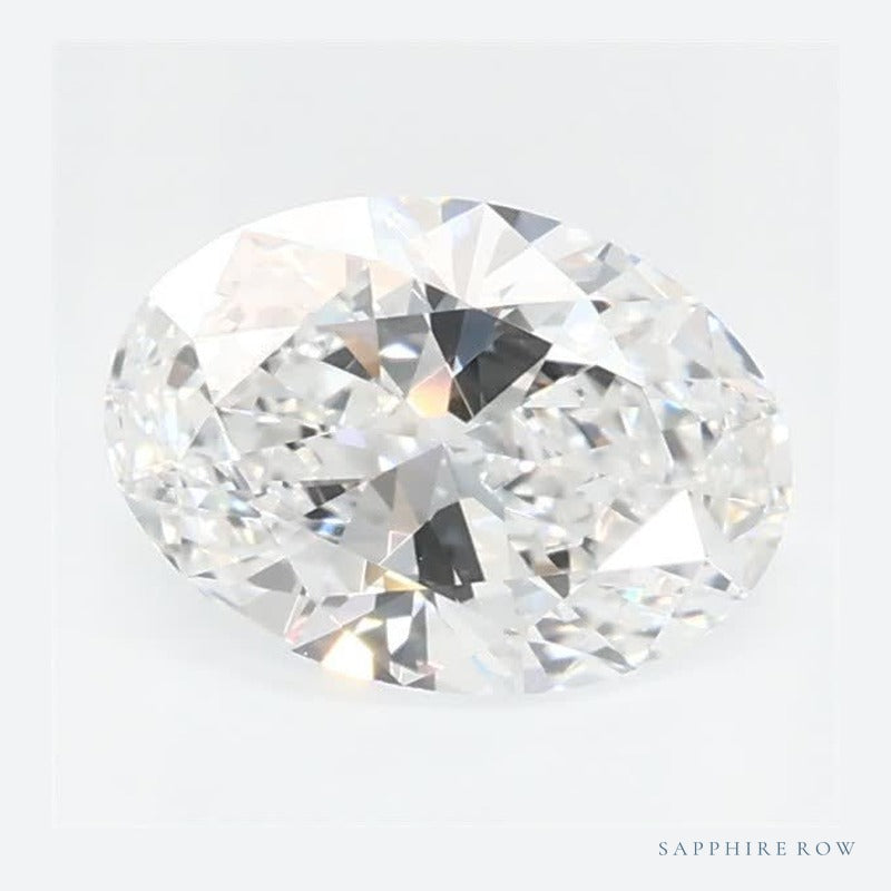 0.62 ct Lab-Grown Diamond – D VS1 – Oval Cut – GCAL Certified — Sapphire Row · cut6