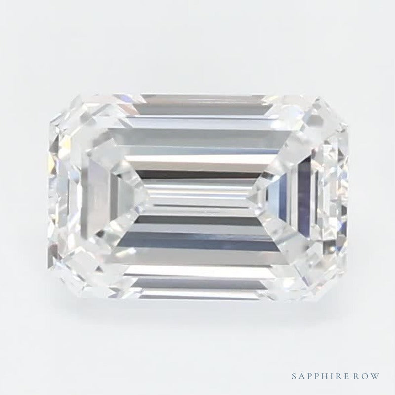 0.58 ct Lab-Grown Diamond – D VVS2 – Emerald Cut – GCAL Certified — Sapphire Row · cut6