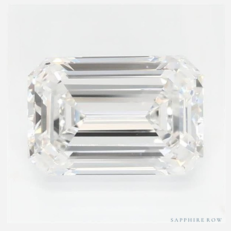0.57 ct Lab-Grown Diamond – E VVS2 – Emerald Cut – GCAL Certified — Sapphire Row · cut6