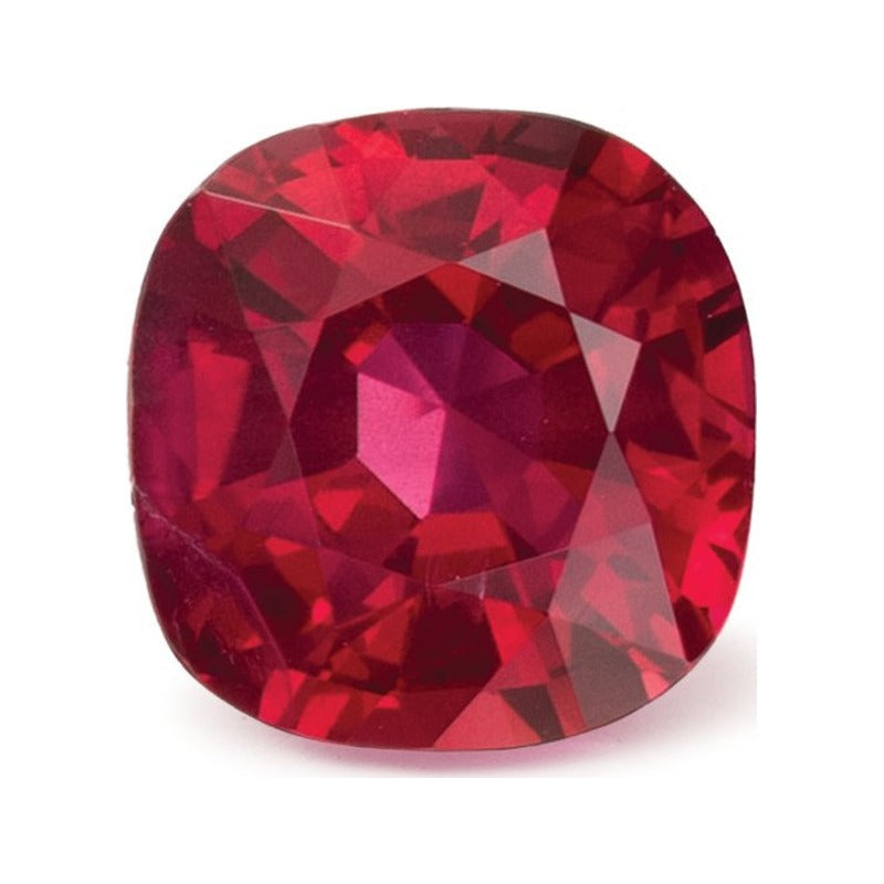 1.06 ct natural red ruby from Mozambique, cushion cut | Sapphire Row · cut7