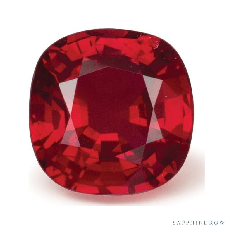 1.04 ct Natural Red Ruby (Heated) – Cushion Cut — Sapphire Row · cut6