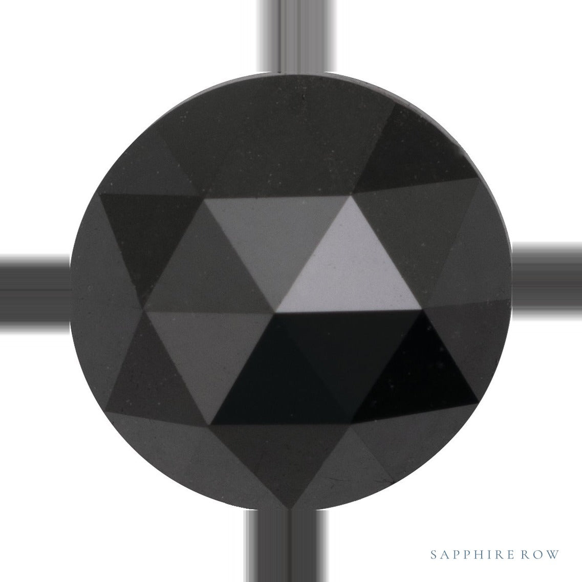 1.60 ct Natural Diamond (Color Enhanced) – Black Opaque – Round Cut – Rose-Cut — Sapphire Row · cut6