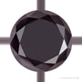 1.50 ct Natural Diamond (Color Enhanced) – Black Opaque – Round Cut — Sapphire Row · cut6