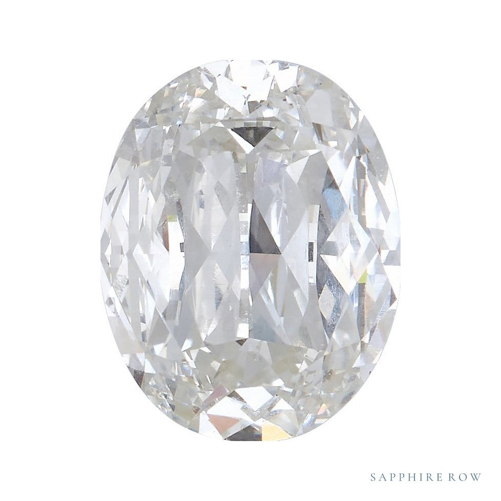 1.42 ct Lab-Grown Diamond – F-G VS – Oval Cut – Modified Rose-Cut — Sapphire Row · cut7