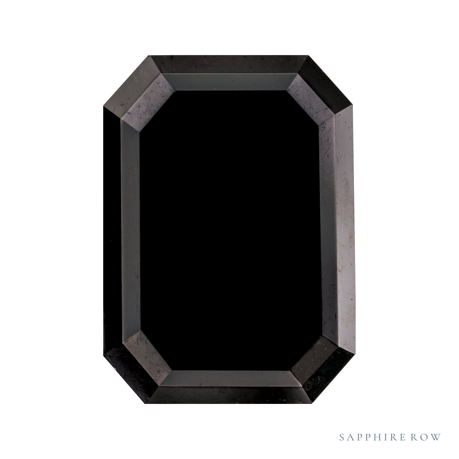 1.15 ct Natural Diamond (Color Enhanced) – Black Opaque – Emerald Cut — Sapphire Row · cut7