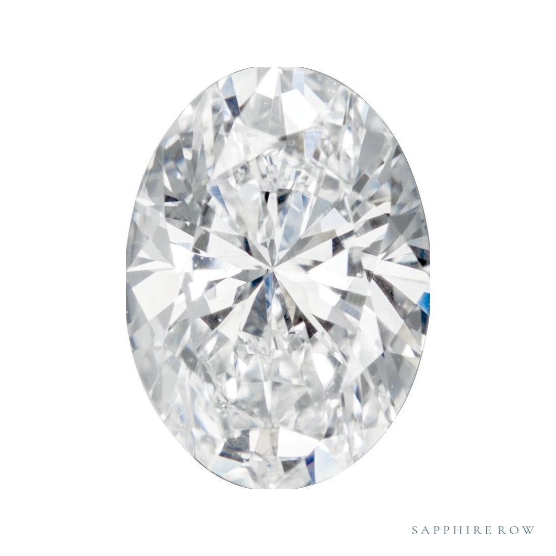 1.00 ct Natural Diamond – Ghi VS – Oval Cut — Sapphire Row · cut7