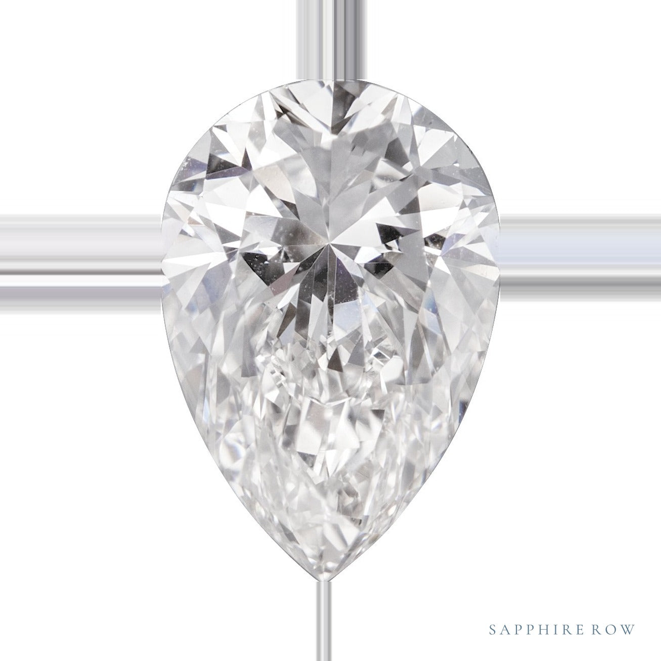 1.00 ct Natural Diamond – Ghi I1 – Pear Cut — Sapphire Row · cut6