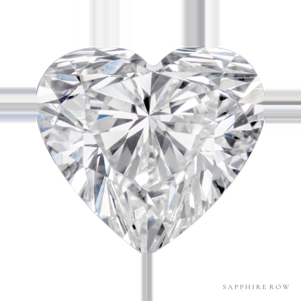 0.87 ct Lab-Grown Diamond – F-G VS – Heart Cut — Sapphire Row · cut6