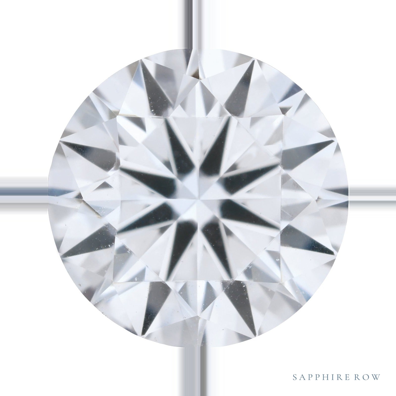 0.80 ct Lab-Grown Diamond – F+ VS – Round Cut – Hearts And Arrows Cut — Sapphire Row · cut6