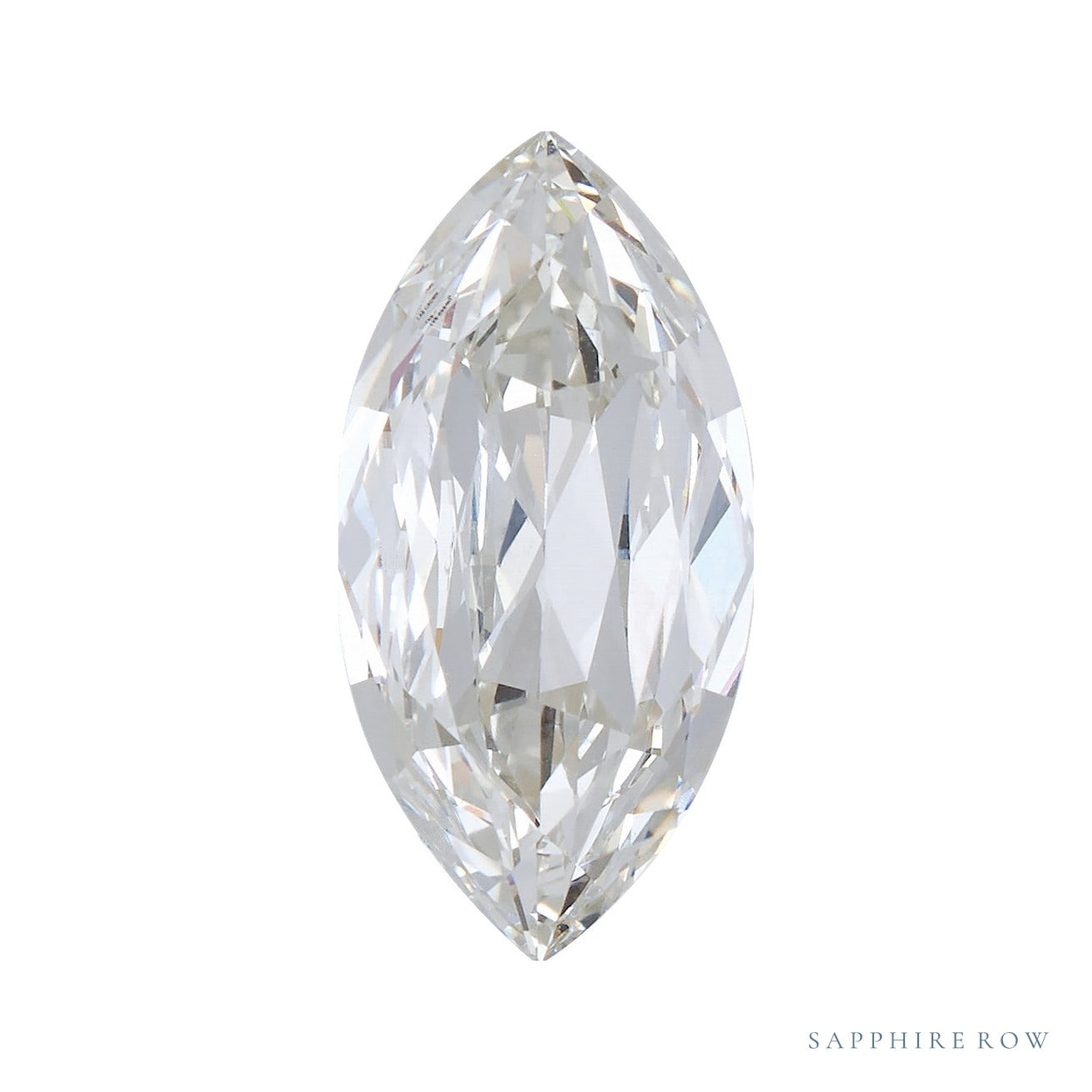 0.78 ct Lab-Grown Diamond – F-G VS – Marquise Cut – Modified Rose-Cut — Sapphire Row · cut7