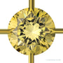 0.75 ct Natural Diamond (Color Enhanced) – Canary Yellow SI – Round Cut — Sapphire Row · cut6