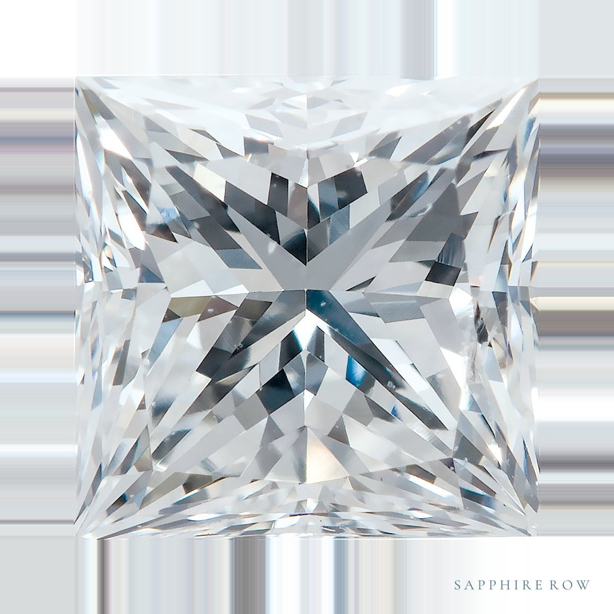 0.75 ct Lab-Grown Diamond – F+ VS – Square Cut — Sapphire Row · cut6