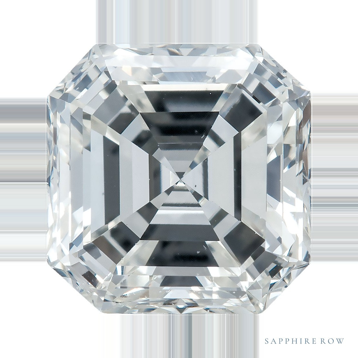 0.75 ct Lab-Grown Diamond – Ghi SI – Asscher Cut — Sapphire Row · cut6