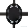 0.75 ct Natural Diamond (Color Enhanced) – Black Opaque – Oval Cut — Sapphire Row · cut6