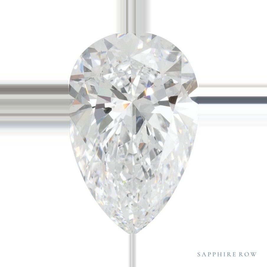 0.75 ct Lab-Grown Diamond – F-G VS – Pear Cut — Sapphire Row · cut6