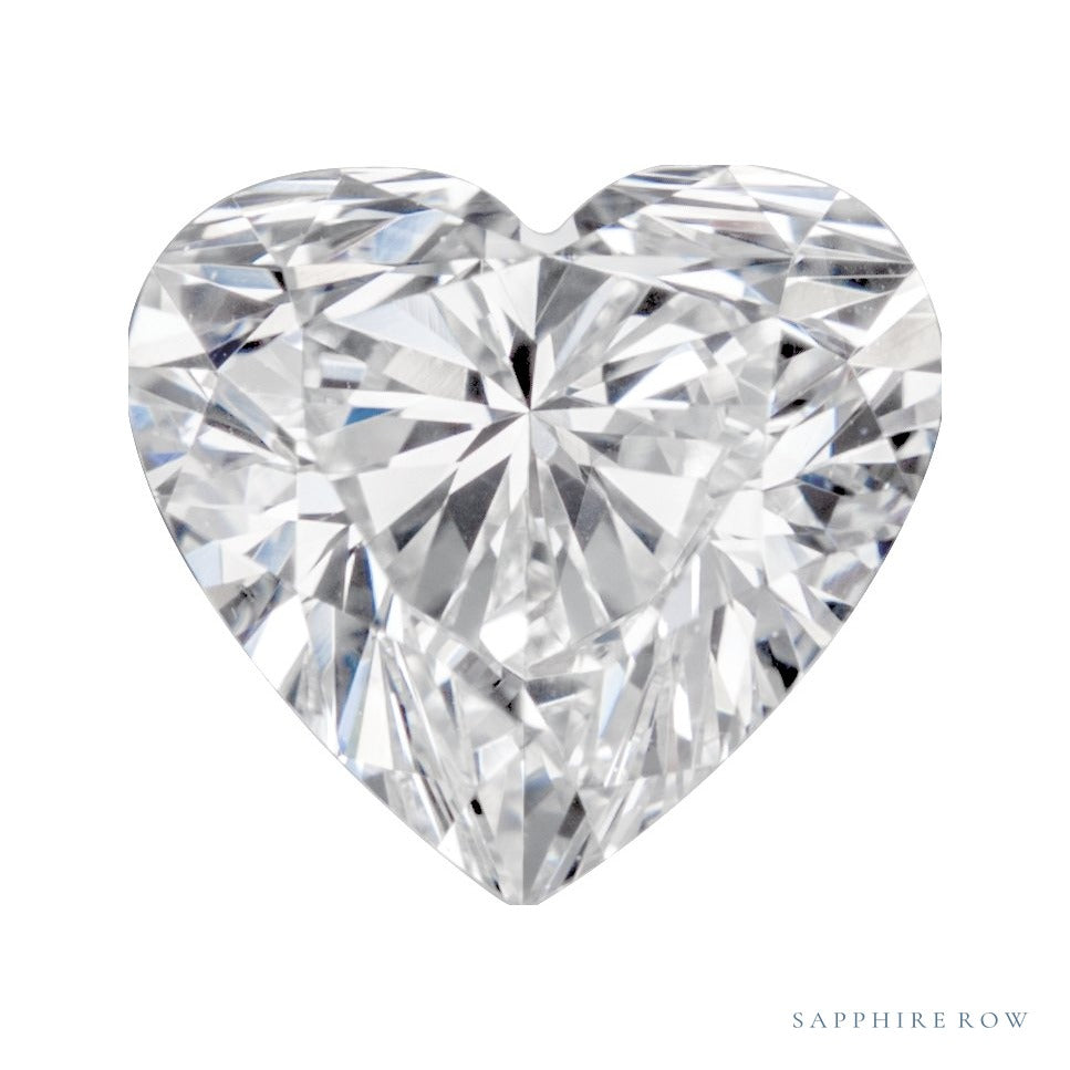 0.69 ct Lab-Grown Diamond – F-G VS – Heart Cut — Sapphire Row · cut7
