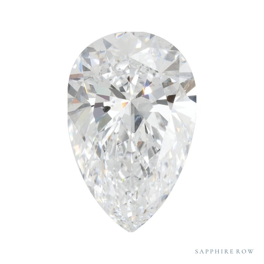 0.50 ct Lab-Grown Diamond – F-G VS – Pear Cut — Sapphire Row · cut7