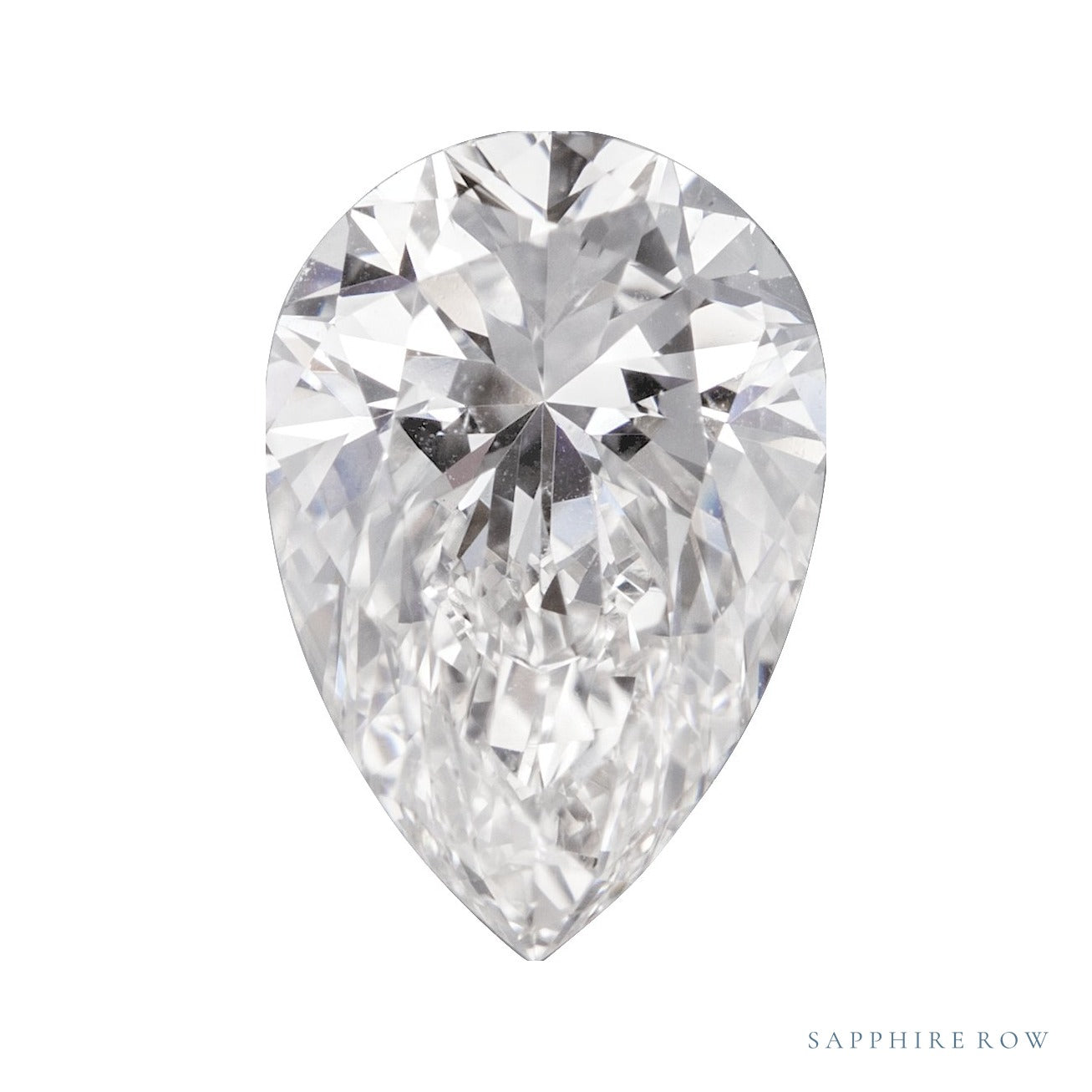 0.50 ct Natural Diamond – Ghi VS – Pear Cut — Sapphire Row · cut7