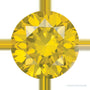 0.33 ct Natural Diamond (Color Enhanced) – Yellow SI – Round Cut — Sapphire Row · cut6