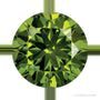 0.25 ct Natural Diamond (Color Enhanced) – Dark Green SI – Round Cut — Sapphire Row · cut6