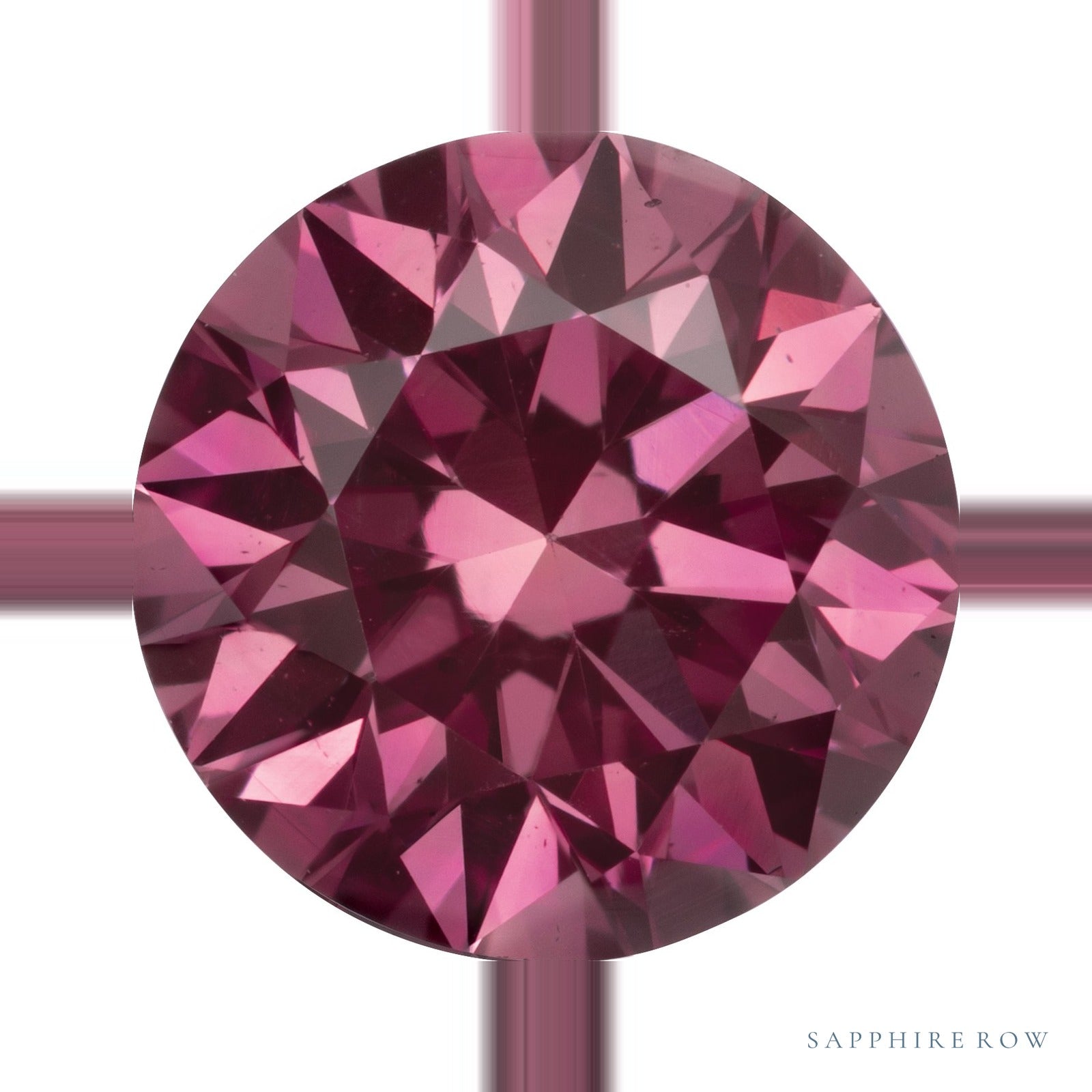 0.25 ct Natural Diamond (Color Enhanced) – Pink SI – Round Cut — Sapphire Row · cut6