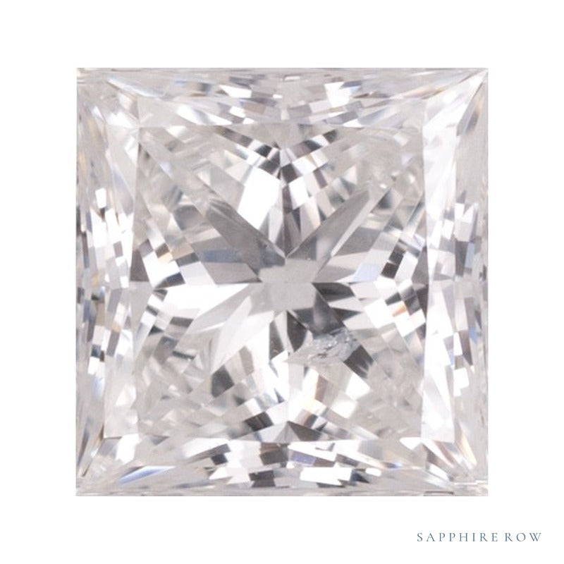 0.25 ct Natural Diamond – Ghi SI2-SI3 – Square Cut — Sapphire Row · cut7