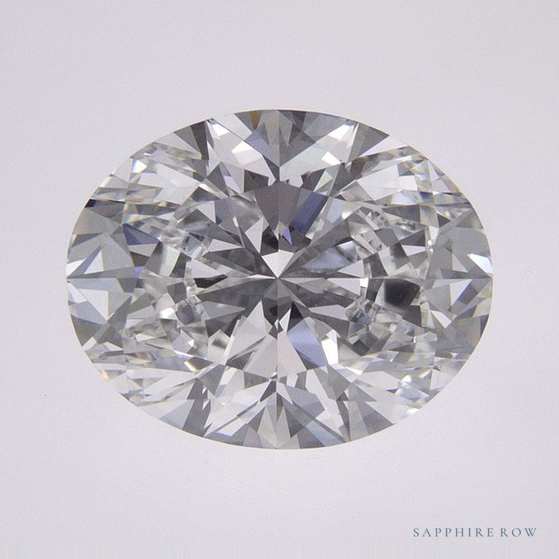 2.72 ct Lab-Grown Diamond – E VVS2 – Oval Cut – IGI Certified — Sapphire Row · cut6