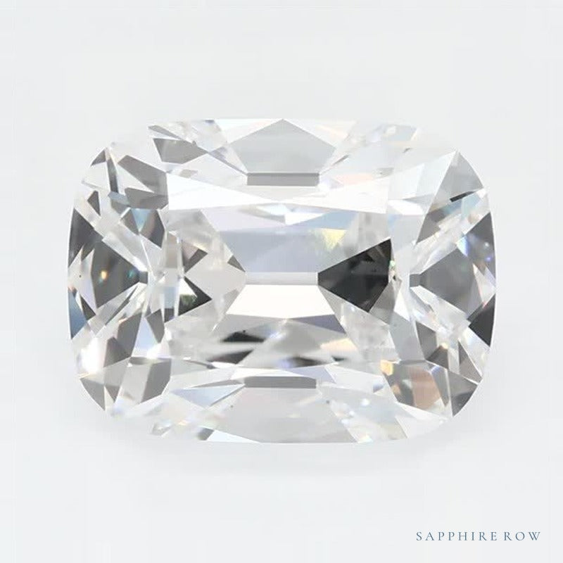 2.04 ct Lab-Grown Diamond – D VS1 – Elongated Cushion Cut – Old Mine Cut – GCAL Certified — Sapphire Row · cut7