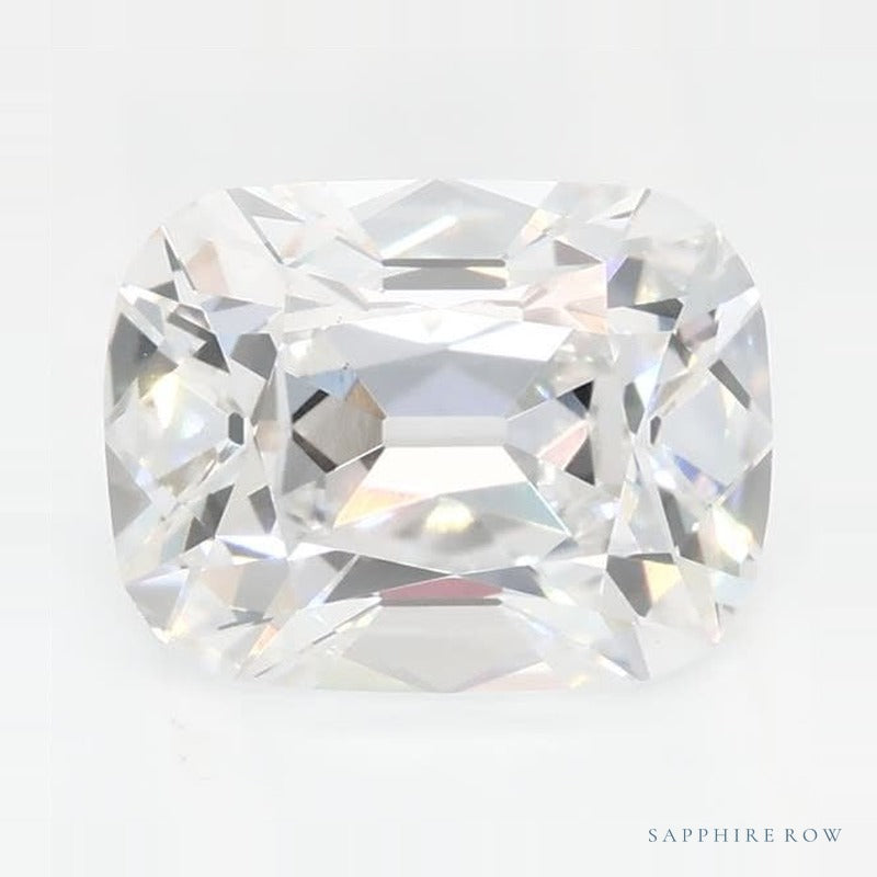 1.52 ct Lab-Grown Diamond – E VS1 – Elongated Cushion Cut – Old Mine Cut – GCAL Certified — Sapphire Row · cut6