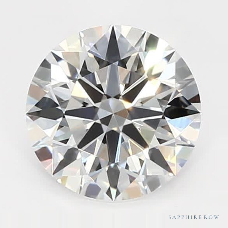 0.92 ct Lab-Grown Diamond – E VS1 – Round Cut – GCAL Certified — Sapphire Row · cut6