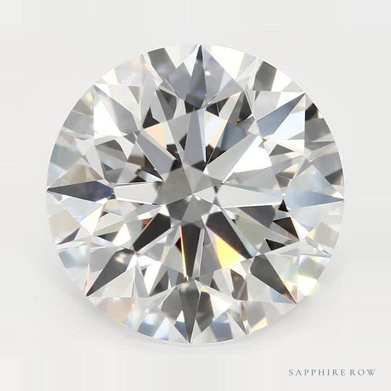3.04 ct Lab-Grown Diamond – E VS1 – Round Cut – GCAL Certified — Sapphire Row · cut7