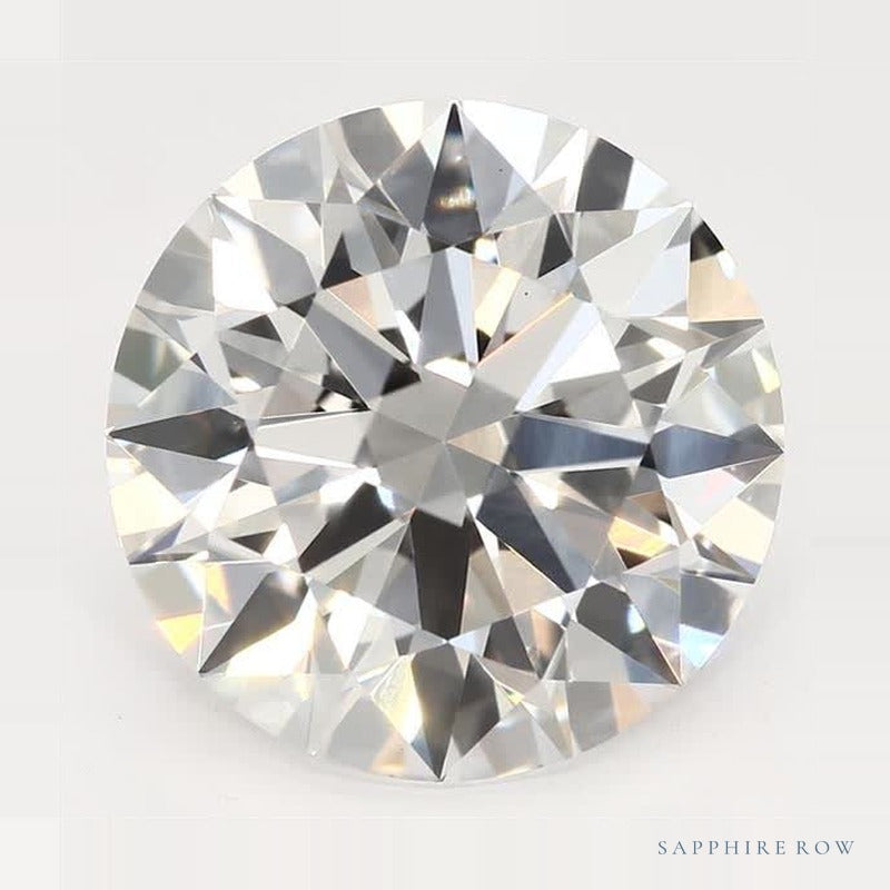 3.05 ct Lab-Grown Diamond – F VS2 – Round Cut – GCAL Certified — Sapphire Row · cut7