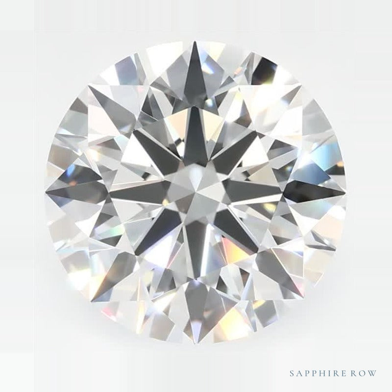 2.97 ct Lab-Grown Diamond – D VVS1 – Round Cut – GCAL Certified — Sapphire Row · cut7