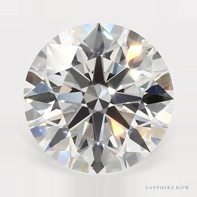 2.72 ct Lab-Grown Diamond – D VVS2 – Round Cut – GCAL Certified — Sapphire Row · cut7