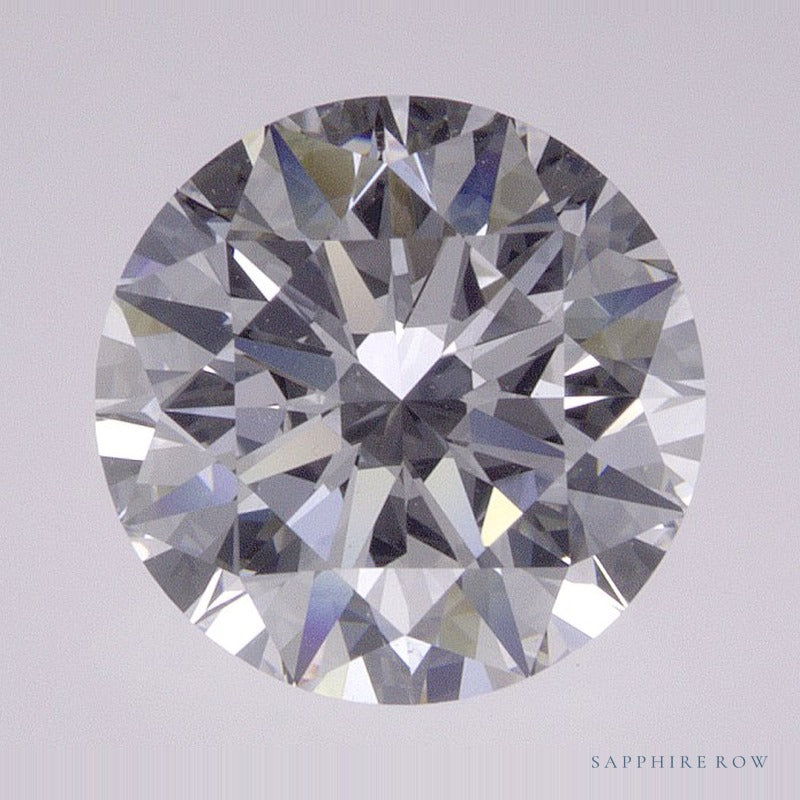 2.04 ct Lab-Grown Diamond – E VS1 – Round Cut – GCAL Certified — Sapphire Row · cut7