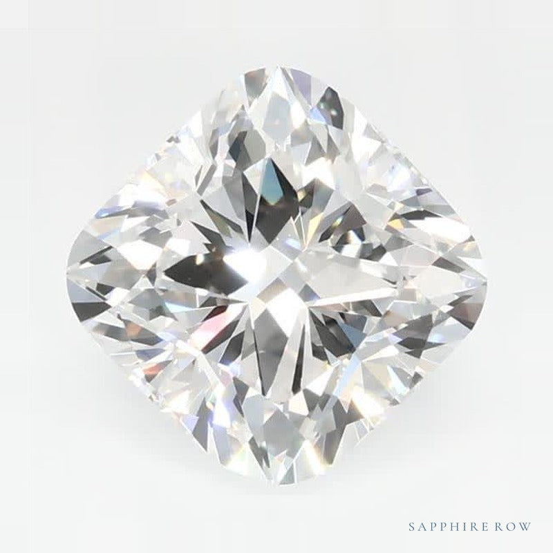 1.30 ct Lab-Grown Diamond – F VVS2 – Cushion Cut – GCAL Certified — Sapphire Row · cut7