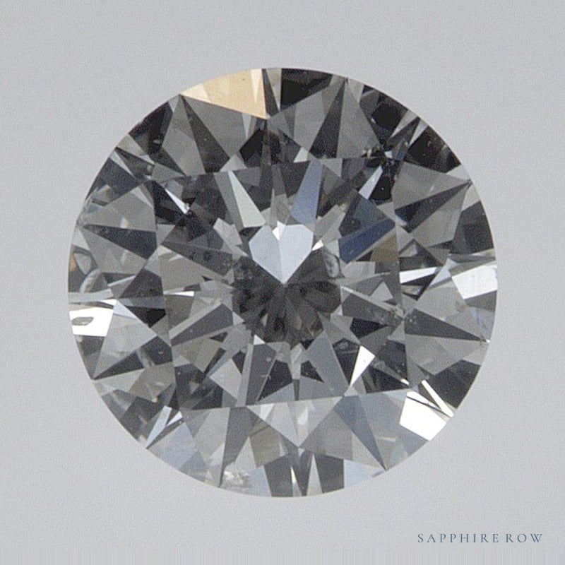 0.90 ct Natural Diamond – H SI2 – Round Cut – GIA Certified — Sapphire Row · cut7