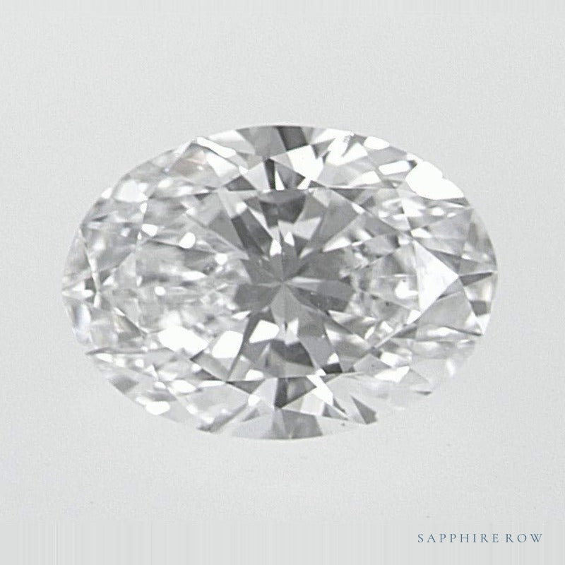0.81 ct Natural Diamond – D SI1 – Oval Cut – GIA Certified — Sapphire Row · cut7